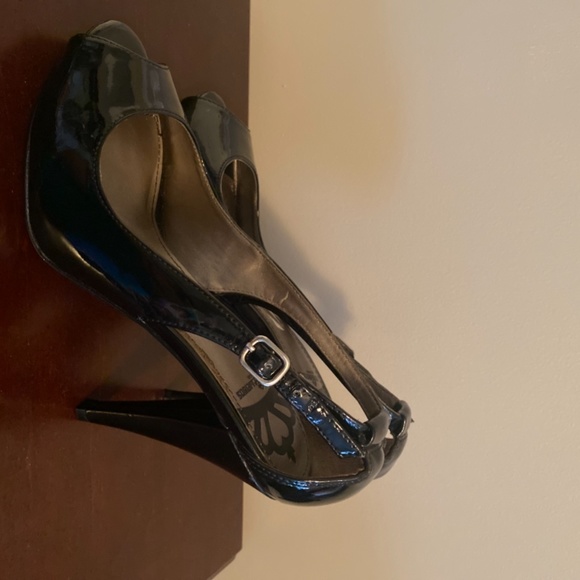 Fergalicious Black Patent Heels - Picture 2 of 3